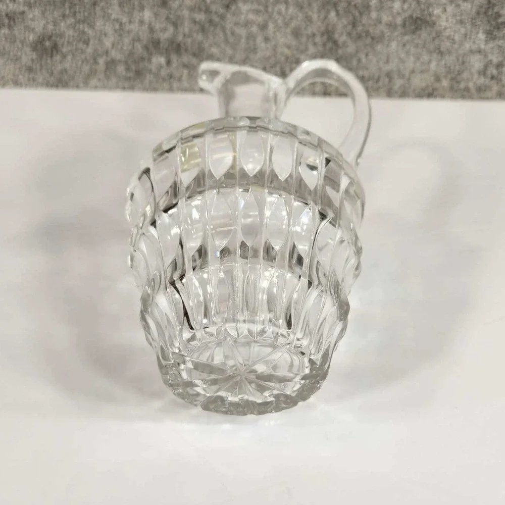 Genuine Lead Crystal Pitcher‎ Clear Handcut 24% PbO West Germany Vintage
